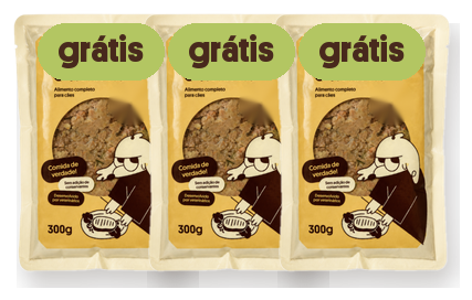 3 pacotes grátis